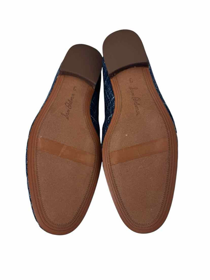 Shoe Size 9 Sam Edeleman Blue Tweed Flats