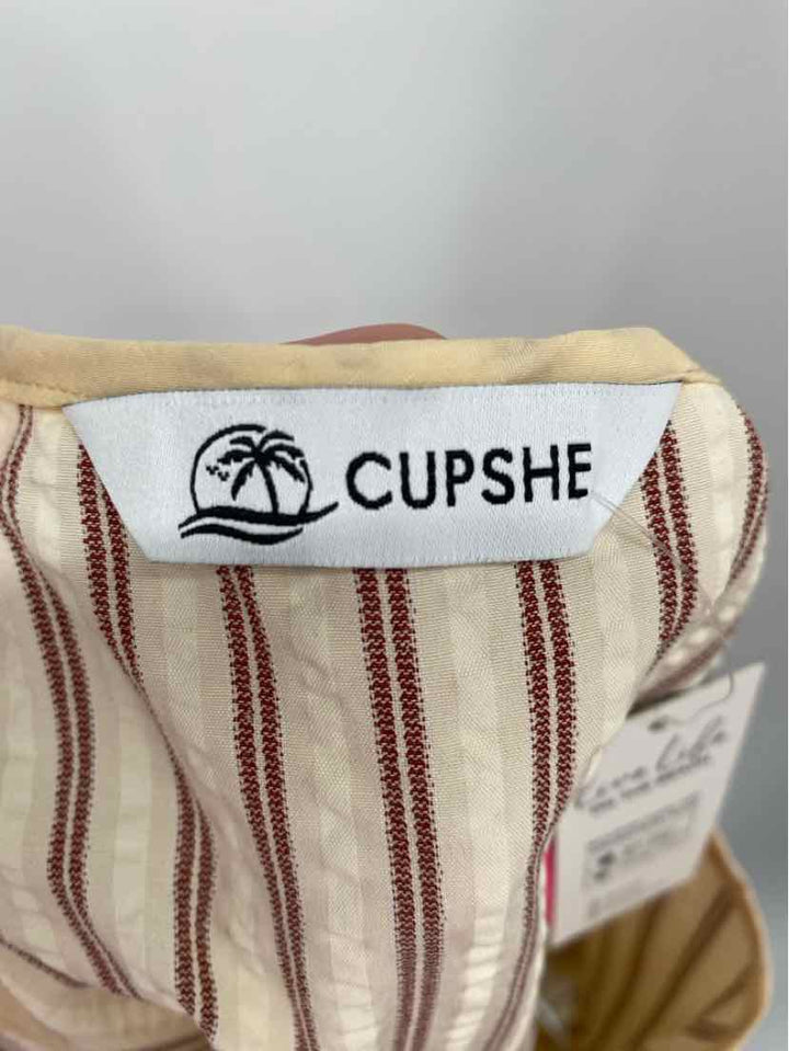 Size L CUPSHE Cream Shirt