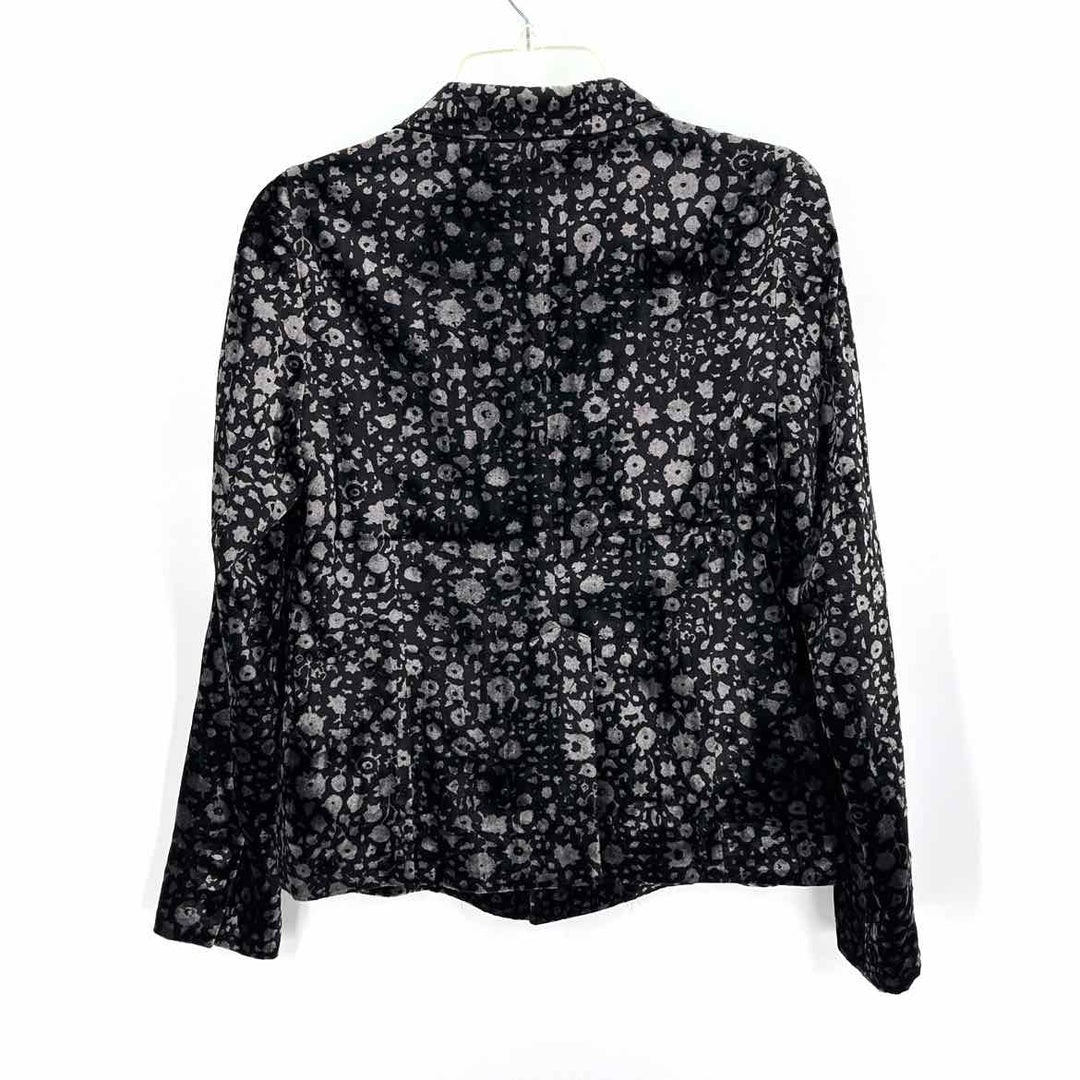 Size 2 ELEVENESS Black Velour Blazer