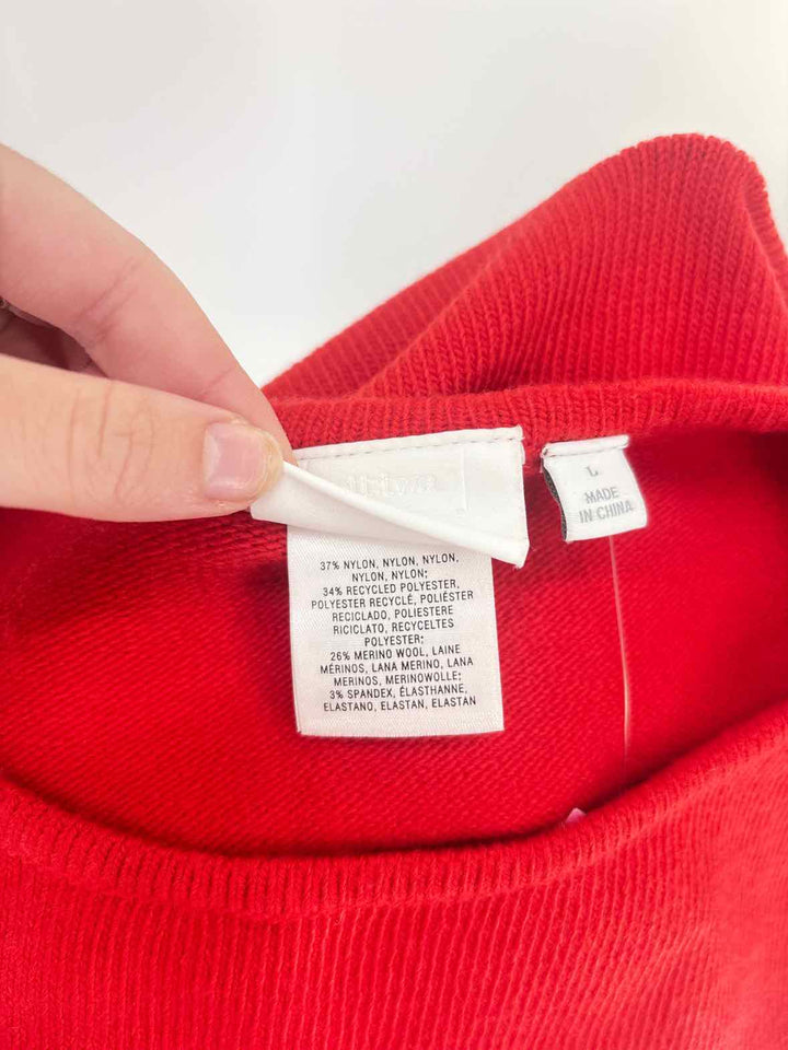 Size L Anthropologie Red Shirt