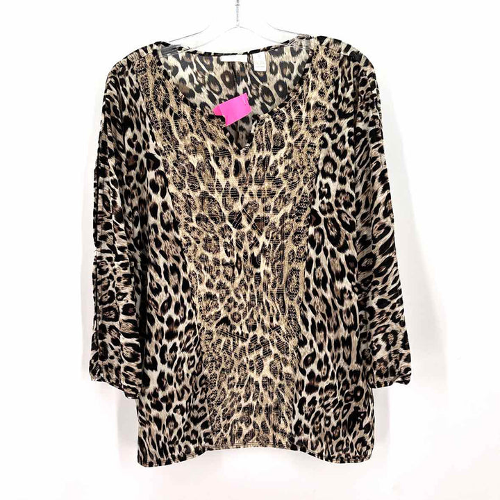 Size XL Chico's Tan Shirt