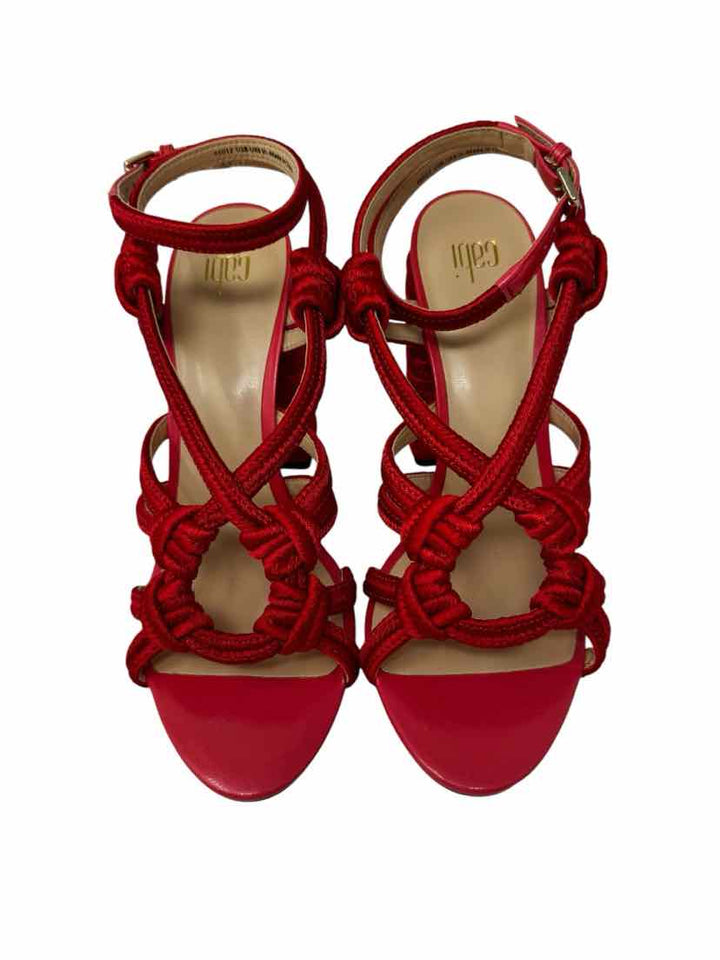 Shoe Size 8 CABI Red Sandals