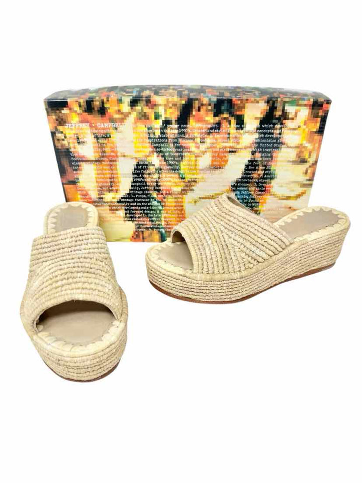 Shoe Size 6 JEFFREY CAMPBELL Tan Sandals
