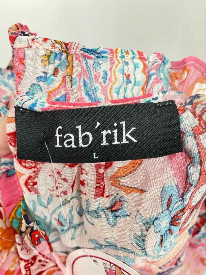 Size L FABRIK Multi-Color Shirt