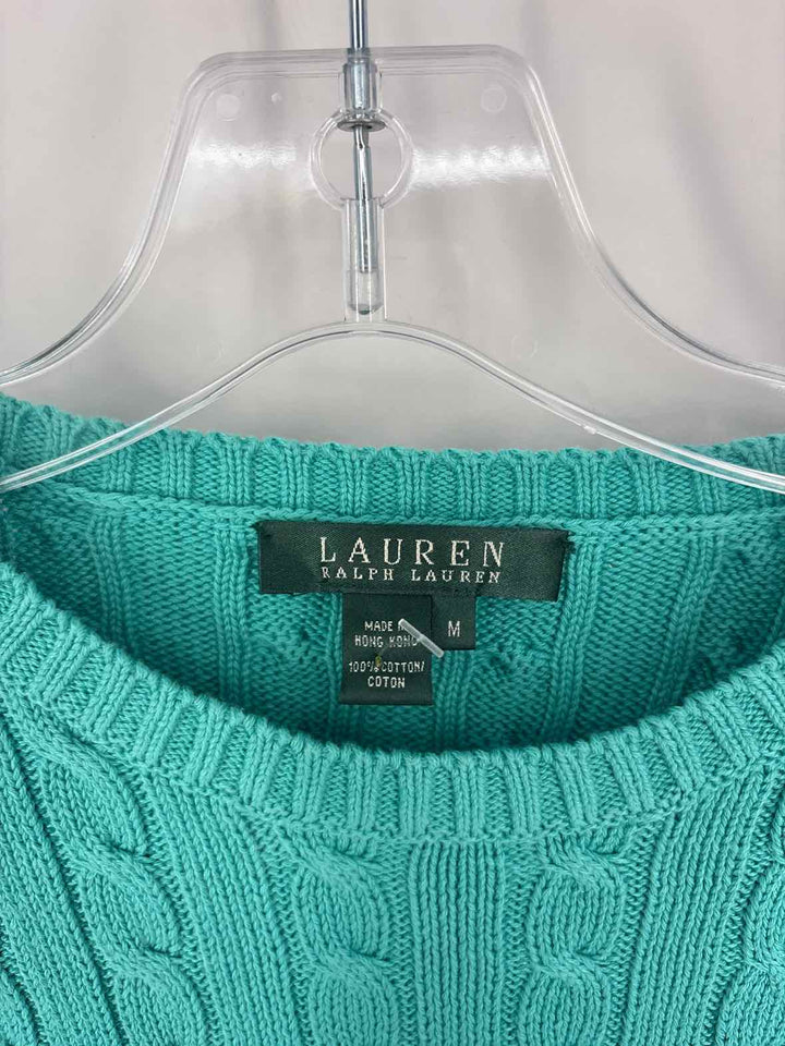Size M RALPH LAUREN Green Knit Sweater