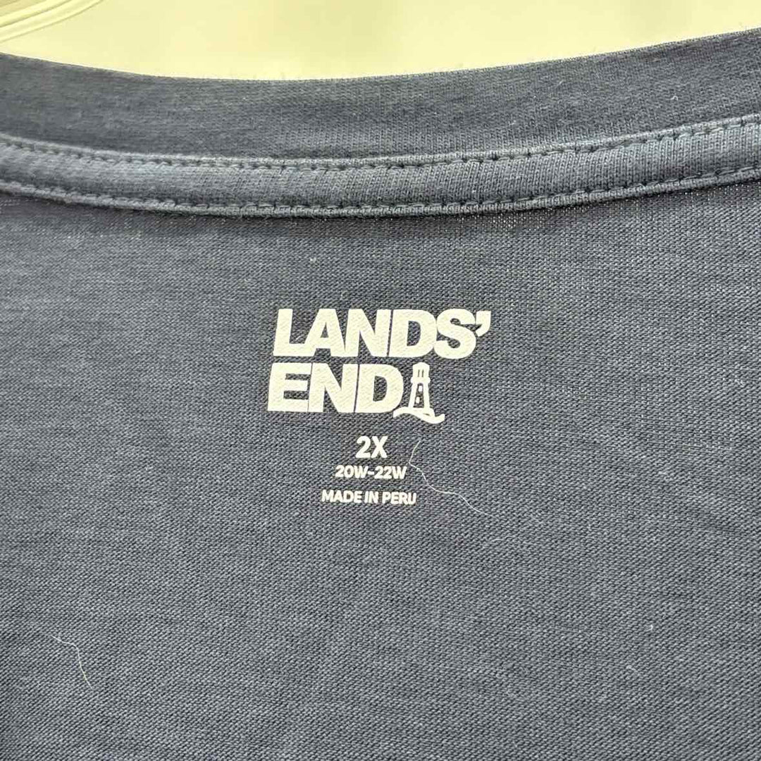 LAND END Navy Shirt