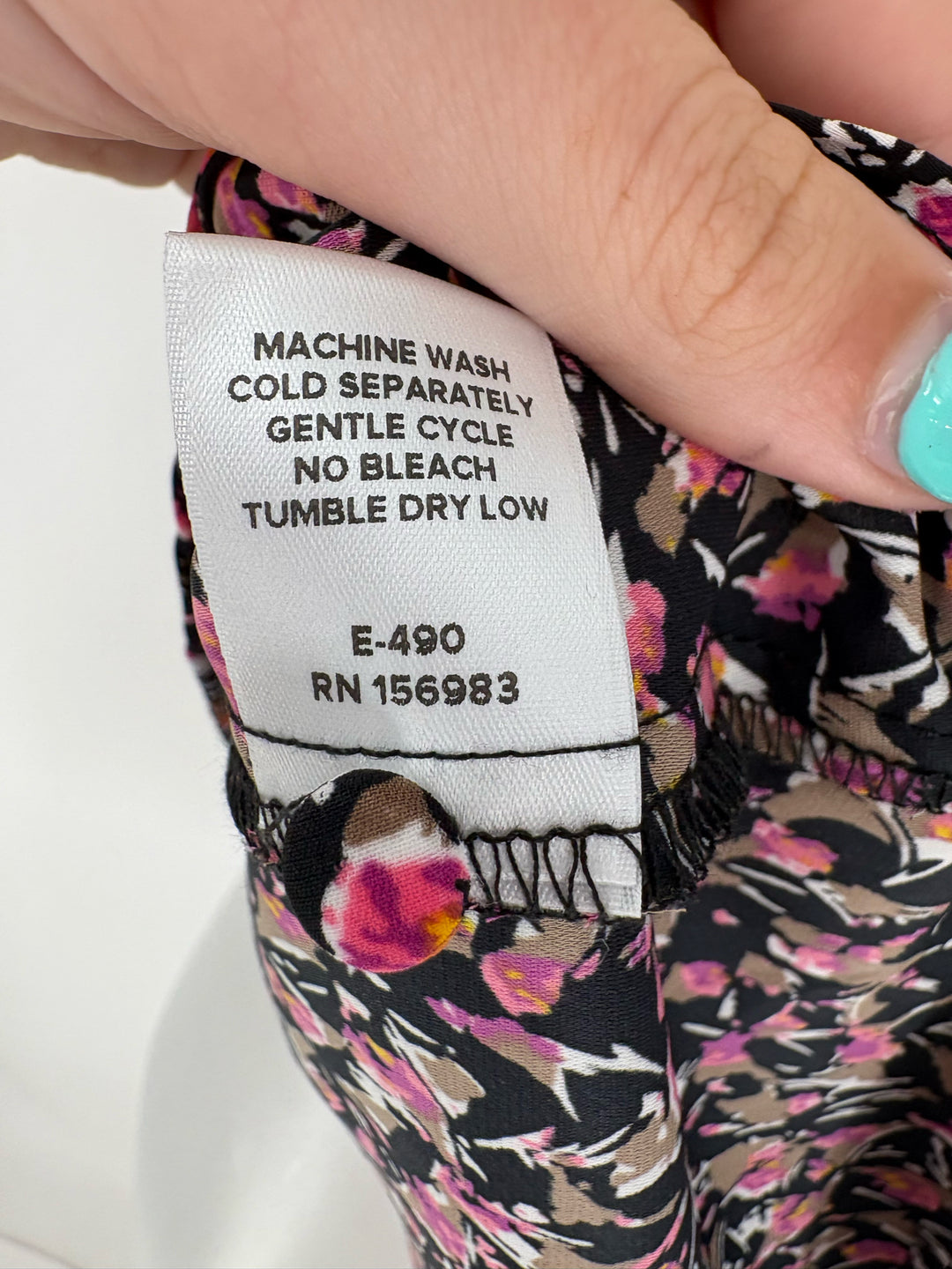 Size XL Black Print Shirt