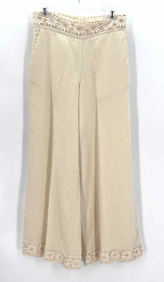 Size M TAHARI Ivory Linen 2 PC Dress