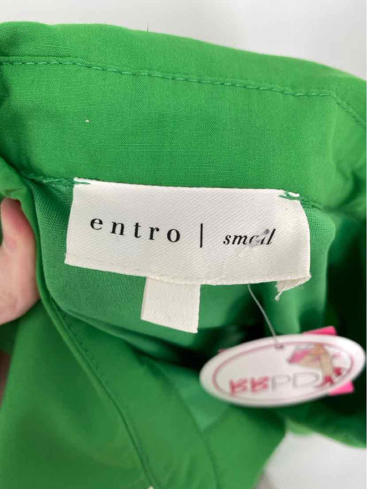 Size S ENTRO Green Dress