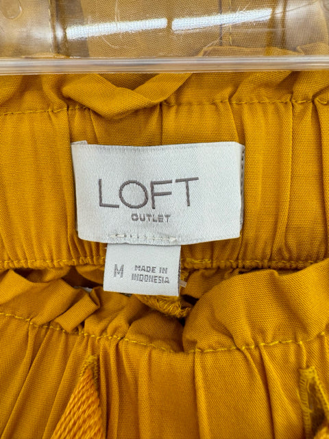 Size M LOFT Mustard Shorts