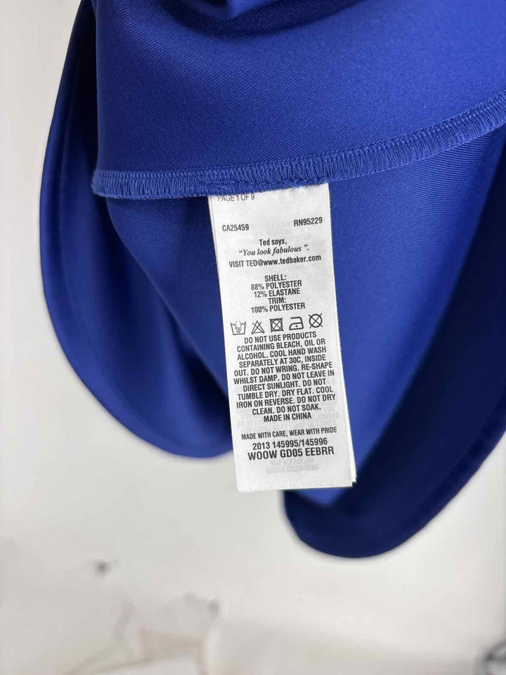 Size 2 TED BAKER Blue Dress