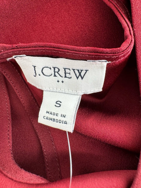 Size S J Crew Burgundy Shirt