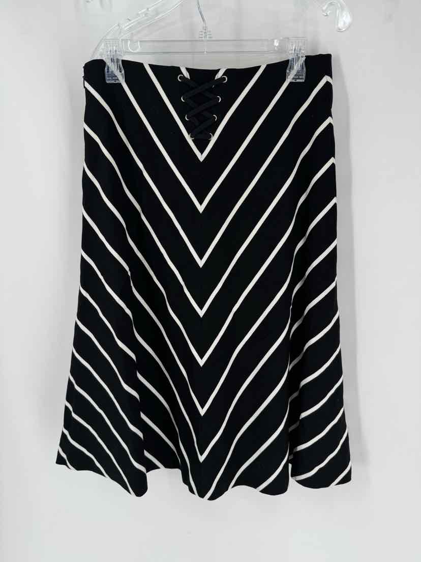Size 8 White House Black Market Black Skirt