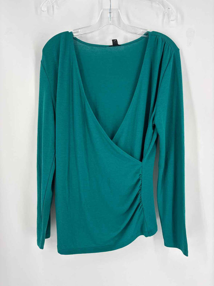 Size L Ann Taylor Green Shirt