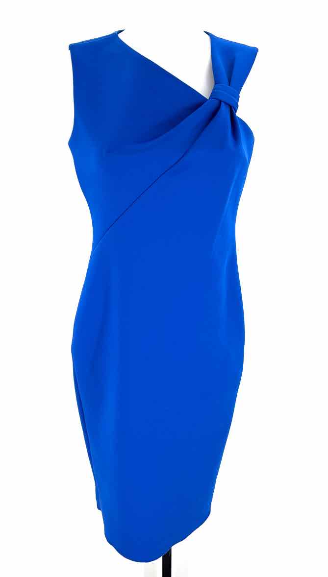 Size 4 Calvin Klein Royal Blue Dress