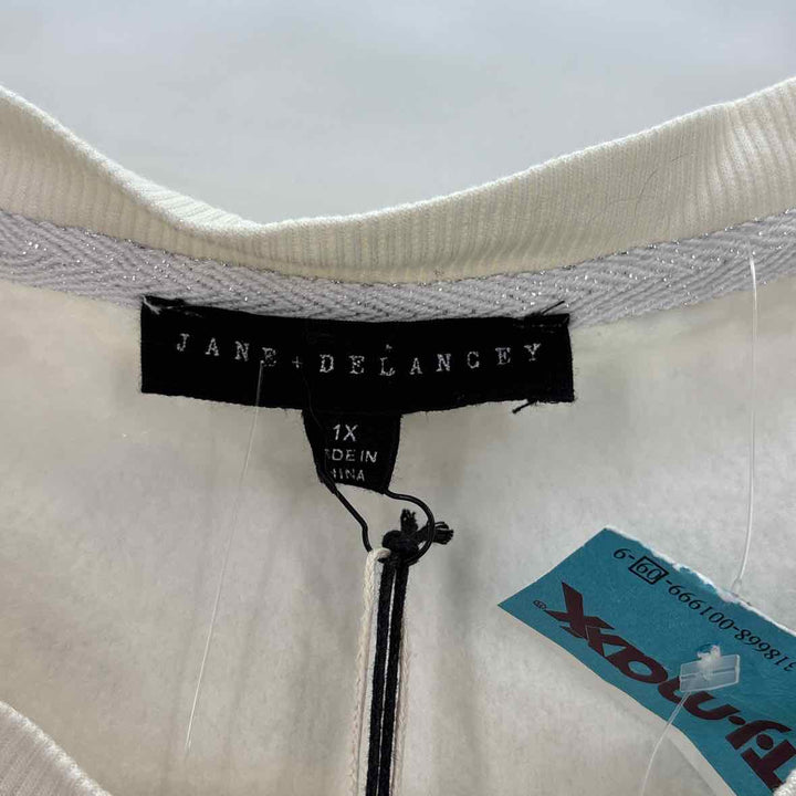 Size 1X Jane & Delaney Ivory Shirt