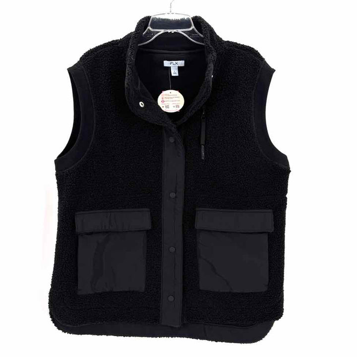 Size L Black Fleece Vest