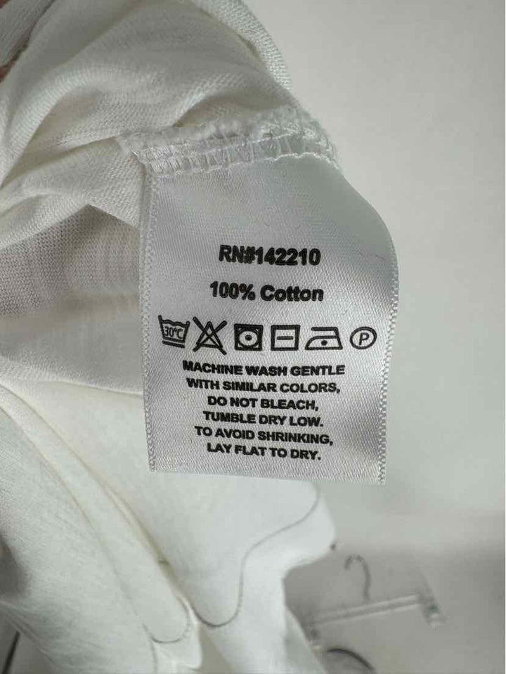 Size L White Cotton Shirt