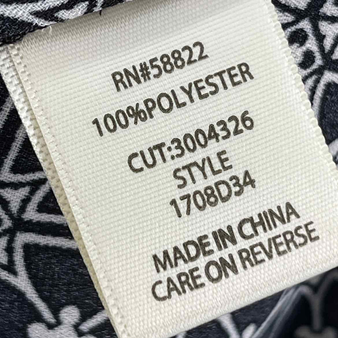 Size XS MAX STUDIO Black/White Shirt