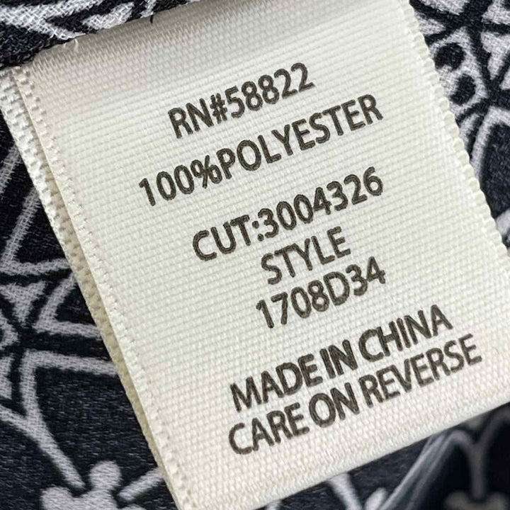 Size XS MAX STUDIO Black/White Shirt
