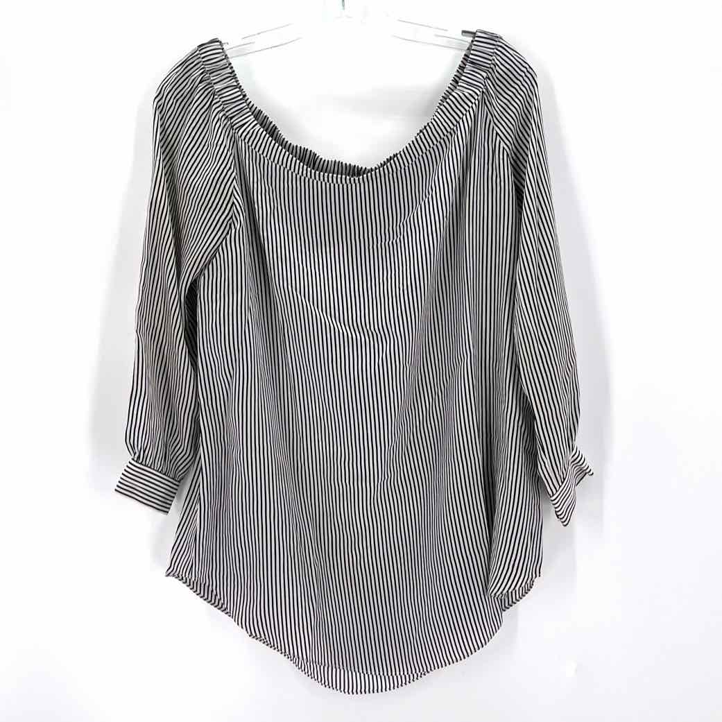 Size M CABI Black/White Shirt