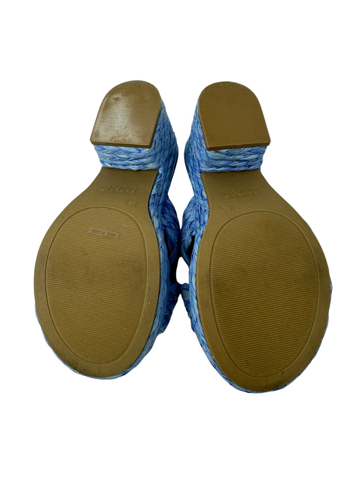 Shoe Size 6.5 BAMBOO Blue Sandals