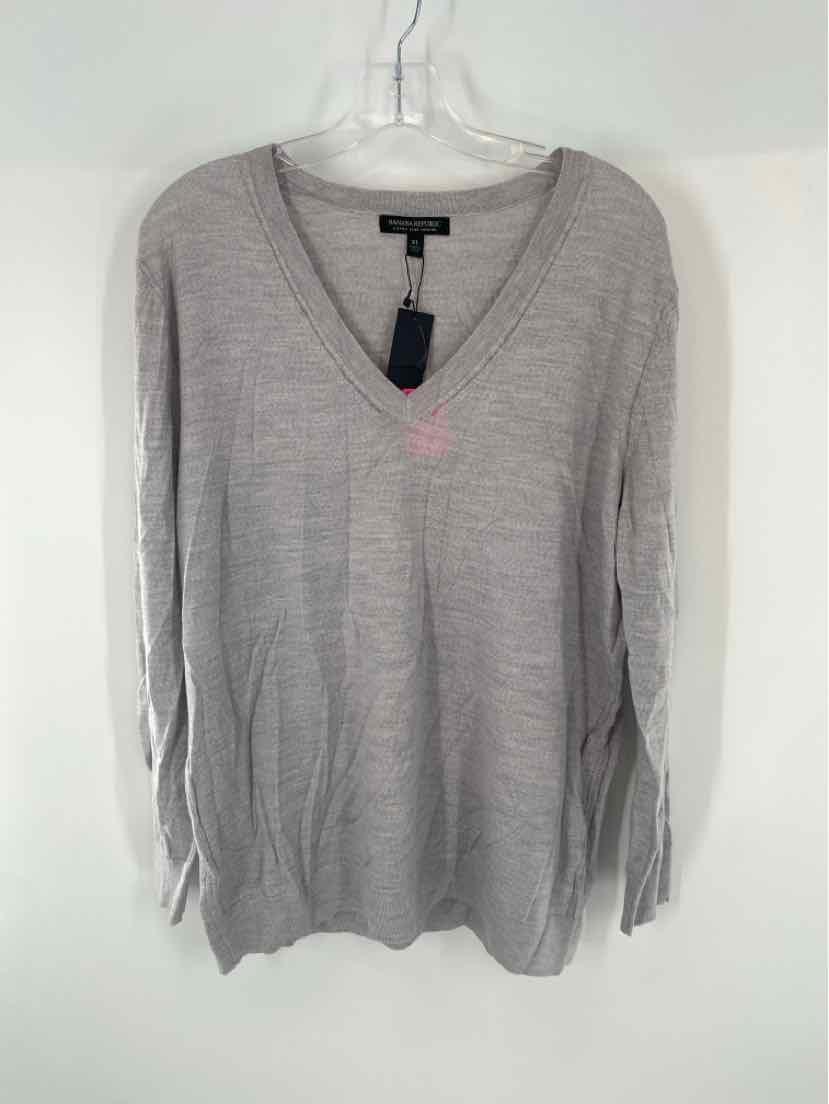Size XL Banana Republic Gray Wool Sweater