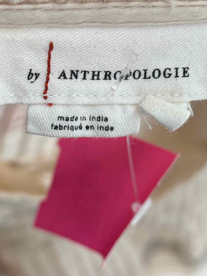 Size M Anthropologie Cream Shirt