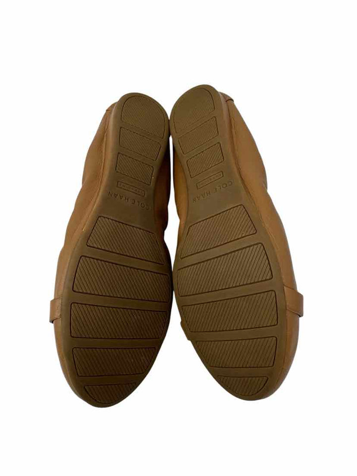 Shoe Size 7.5 Cole Haan Tan Leather Flats