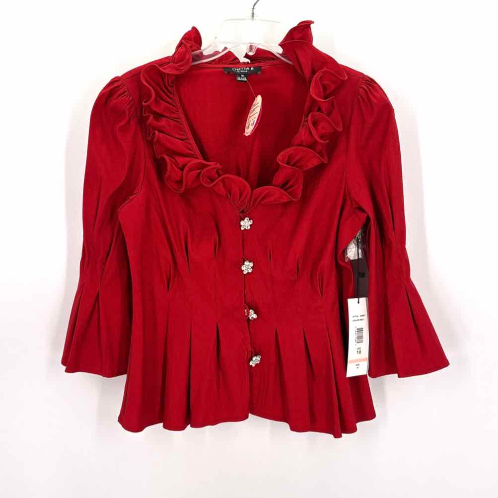 Size 10 CHETTA Red Shirt