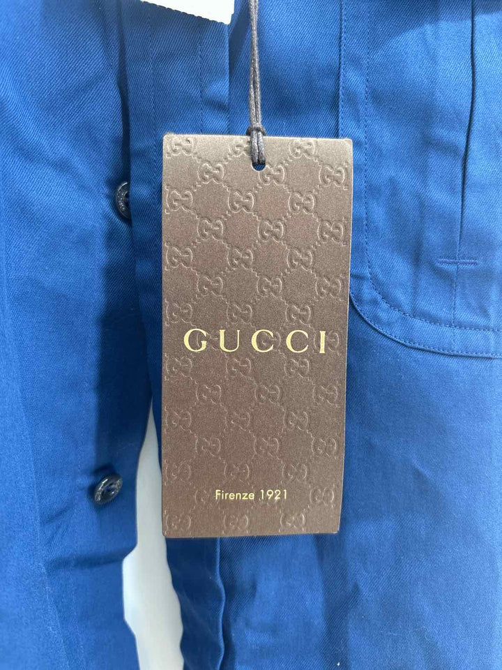 Size 42 Gucci Blue Luxury - Shirt