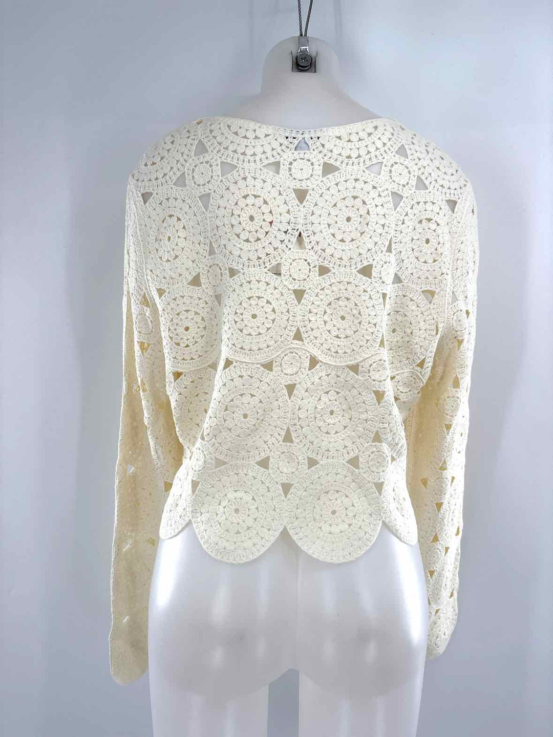 Size XL Ivory Knit Cardigan