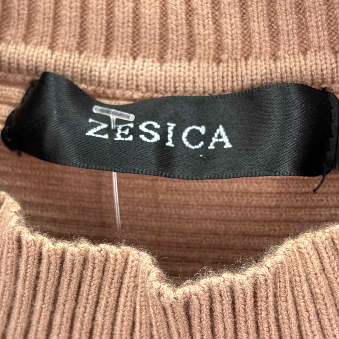 Size M Tan Knit Sweater