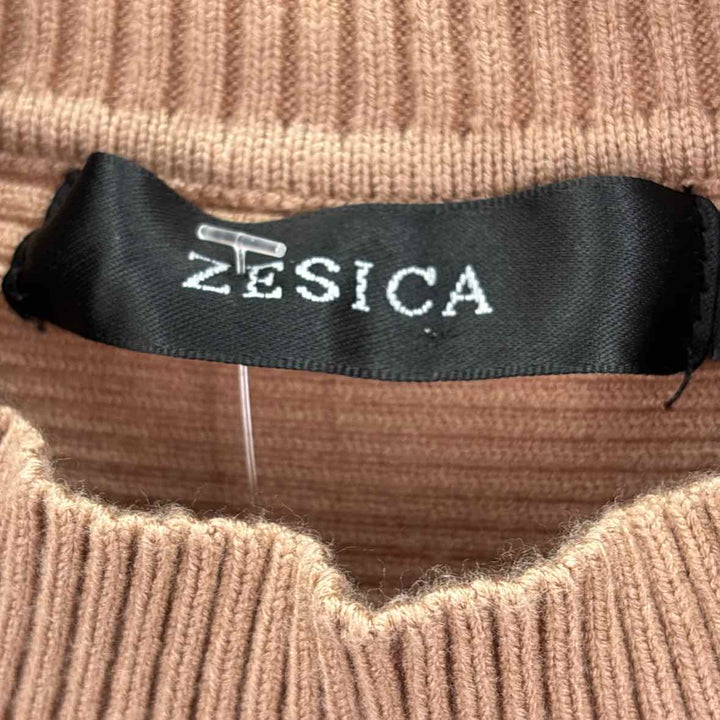 Size M Tan Knit Sweater