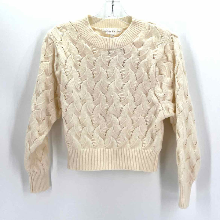 Size S CHELSEA & THEODORE Cream Sweater