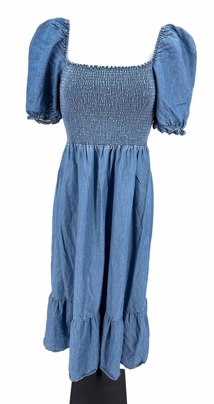 Size M Michael Kors Blue Chambray Dress