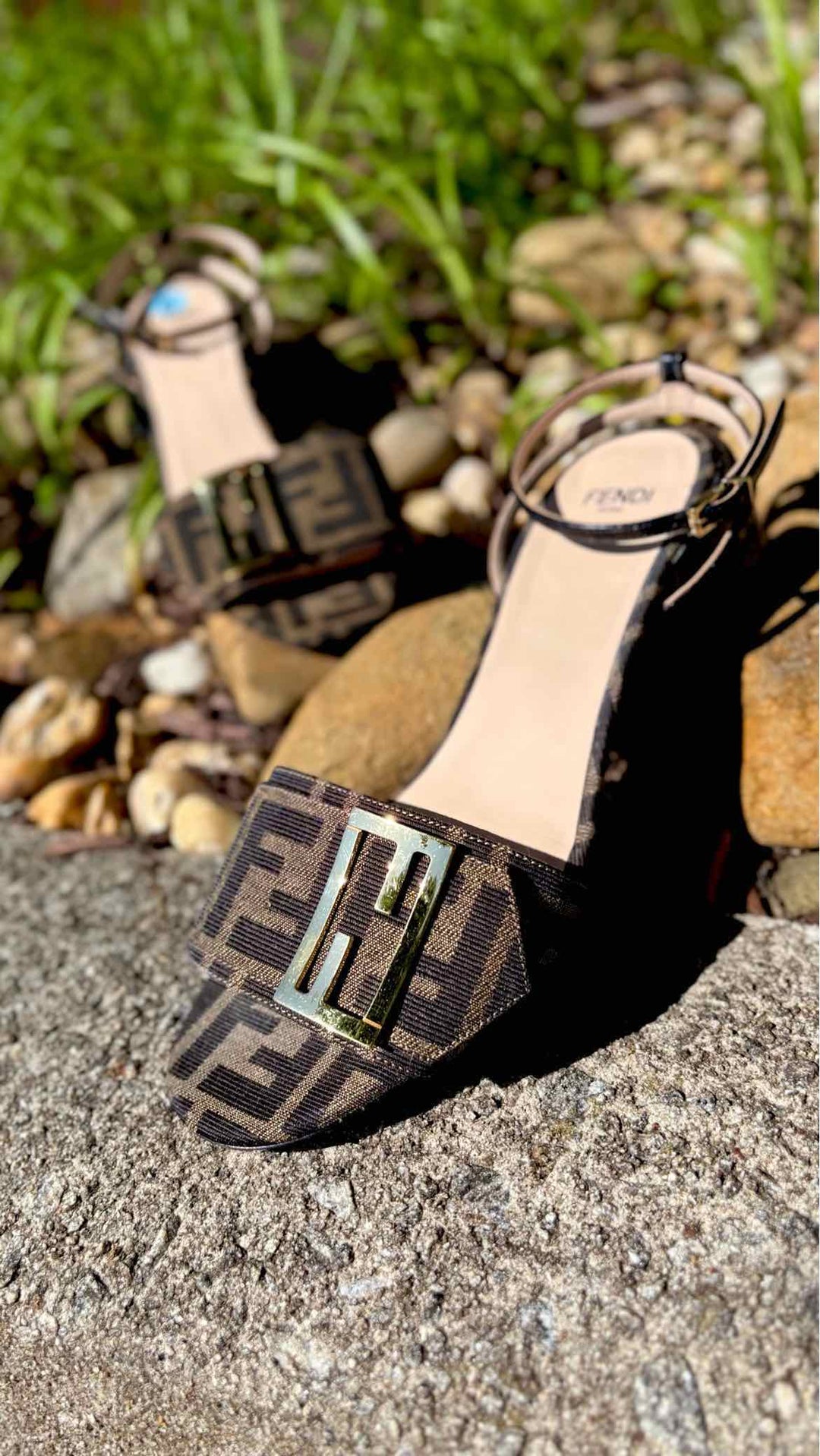Shoe Size 37 Fendi Brown Luxury - Sandals