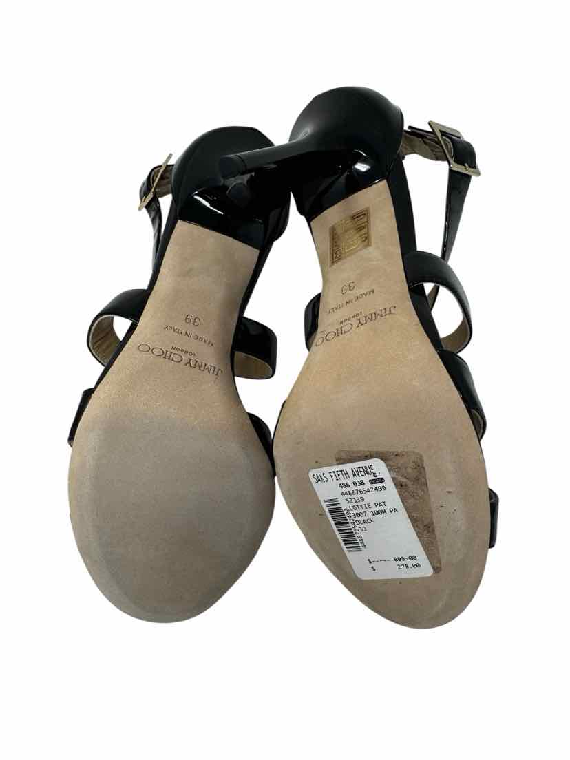Shoe Size 39 JIMMY CHOO Black PATENT Luxury - Pumps