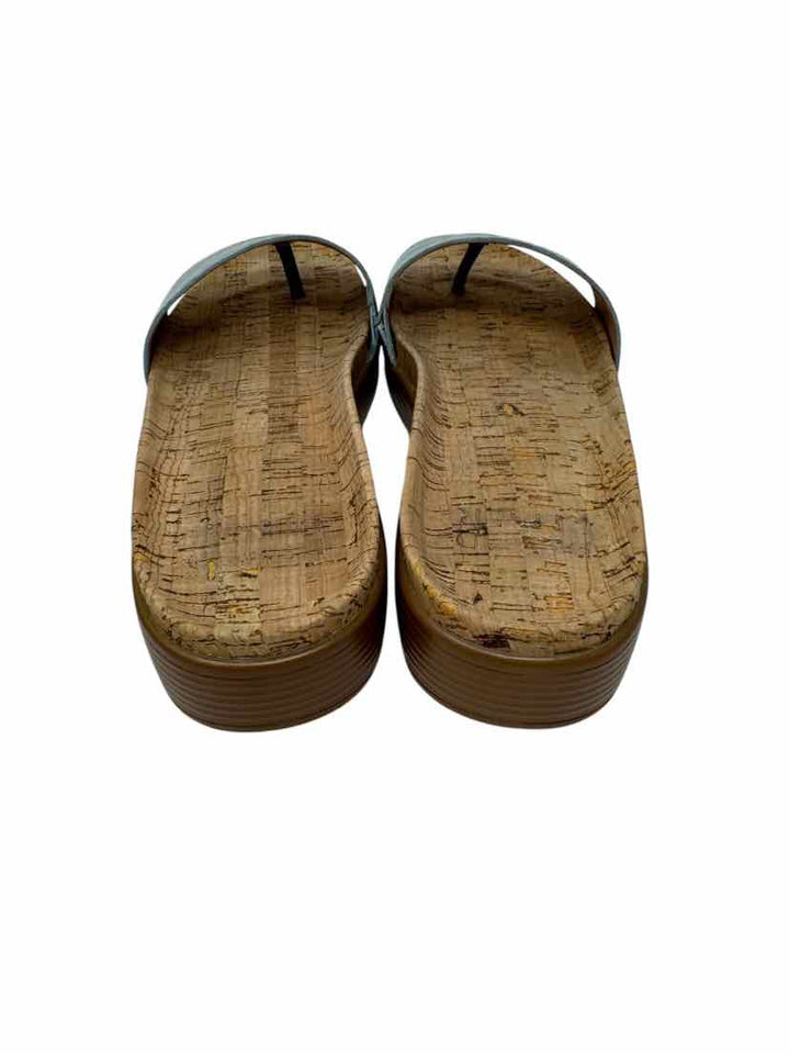 Shoe Size 8.5 DONALD PLINER Blue Leather Sandals