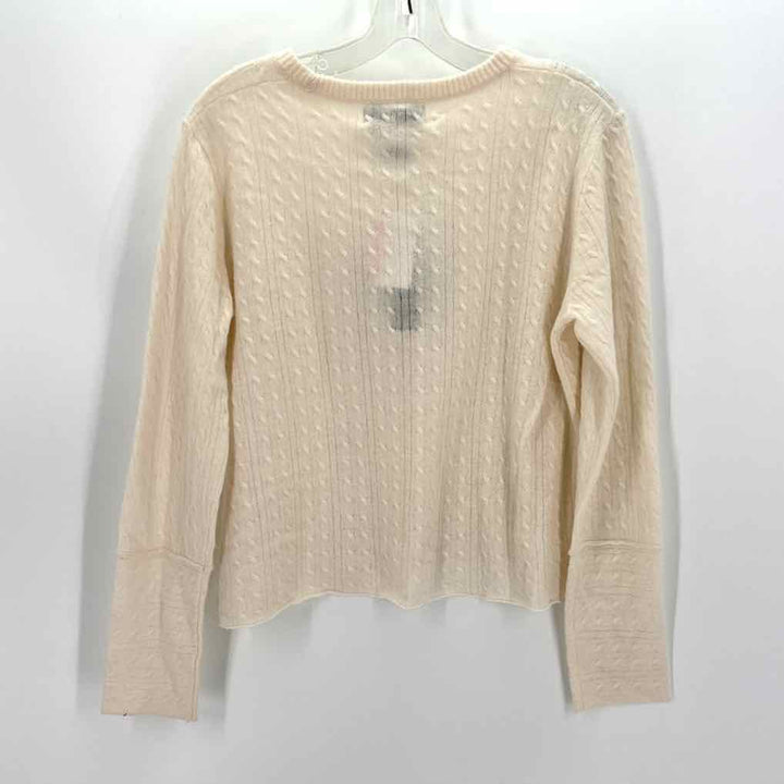 Size L MAGASCHONI Ivory Cashmere Sweater