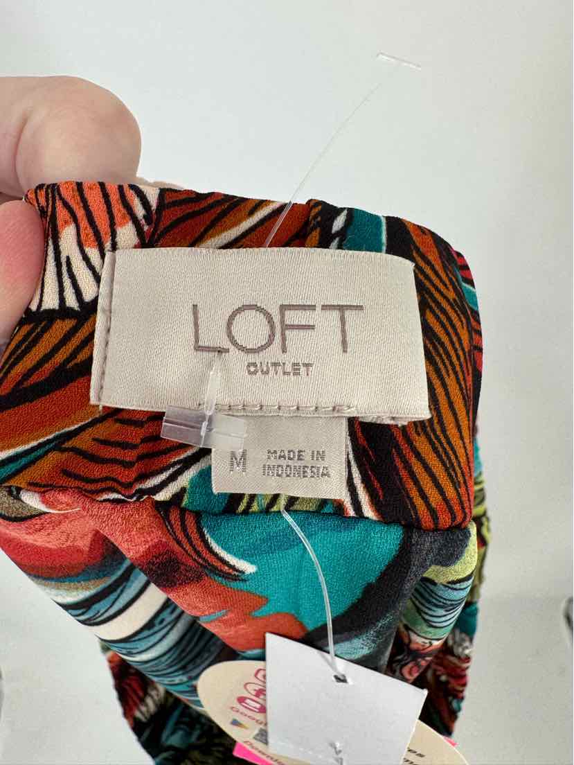 Size M LOFT Multi-Color Skirt