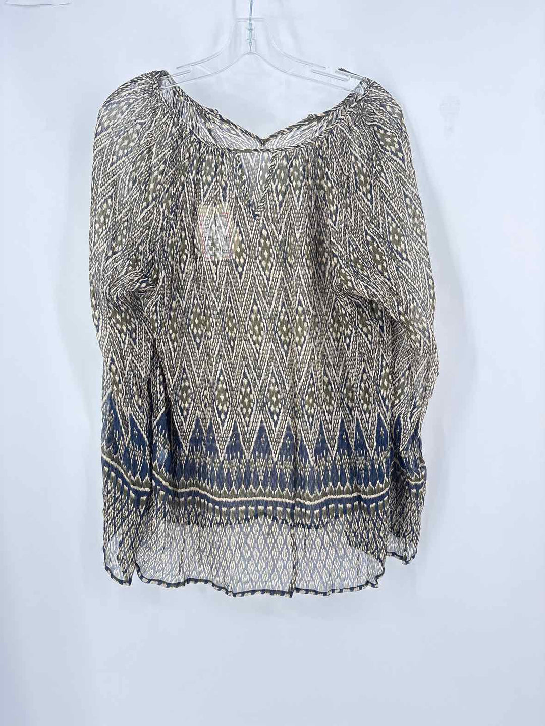 Size L LUCKY Green Print Shirt