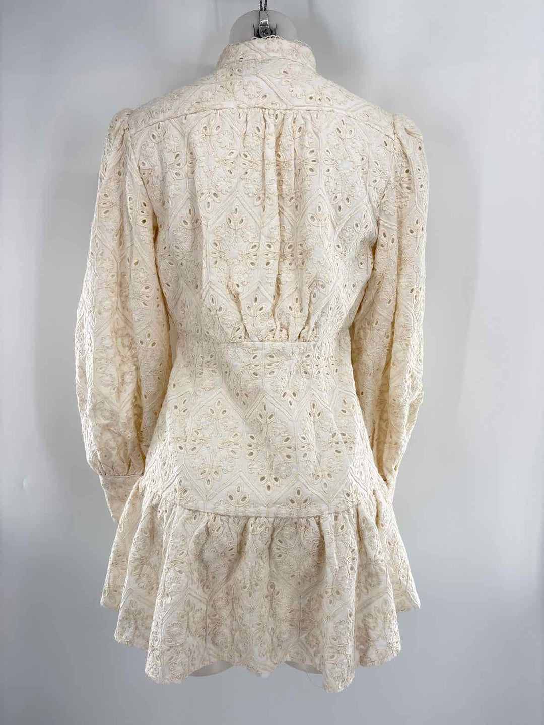 Size 8 Anthropologie Cream Lace Dress
