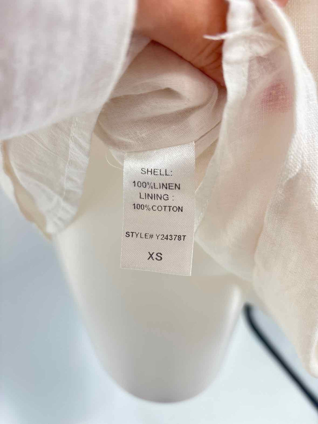 Size XS TUCKERNUCK Cream Dress