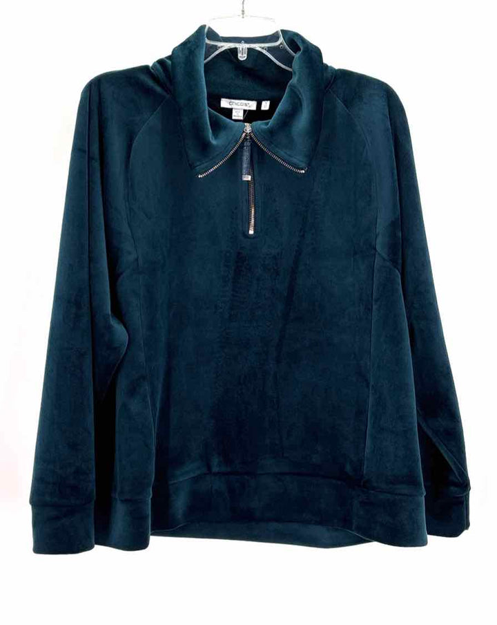 Size XL Chico's Teal Shirt