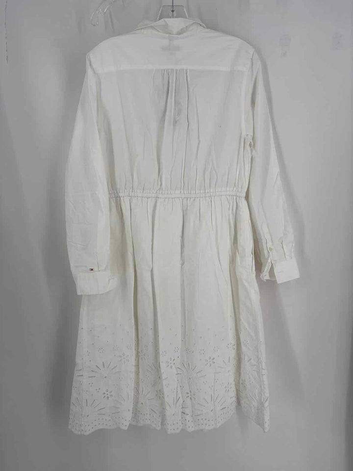 Size M TOMMY HILFIGER White Dress