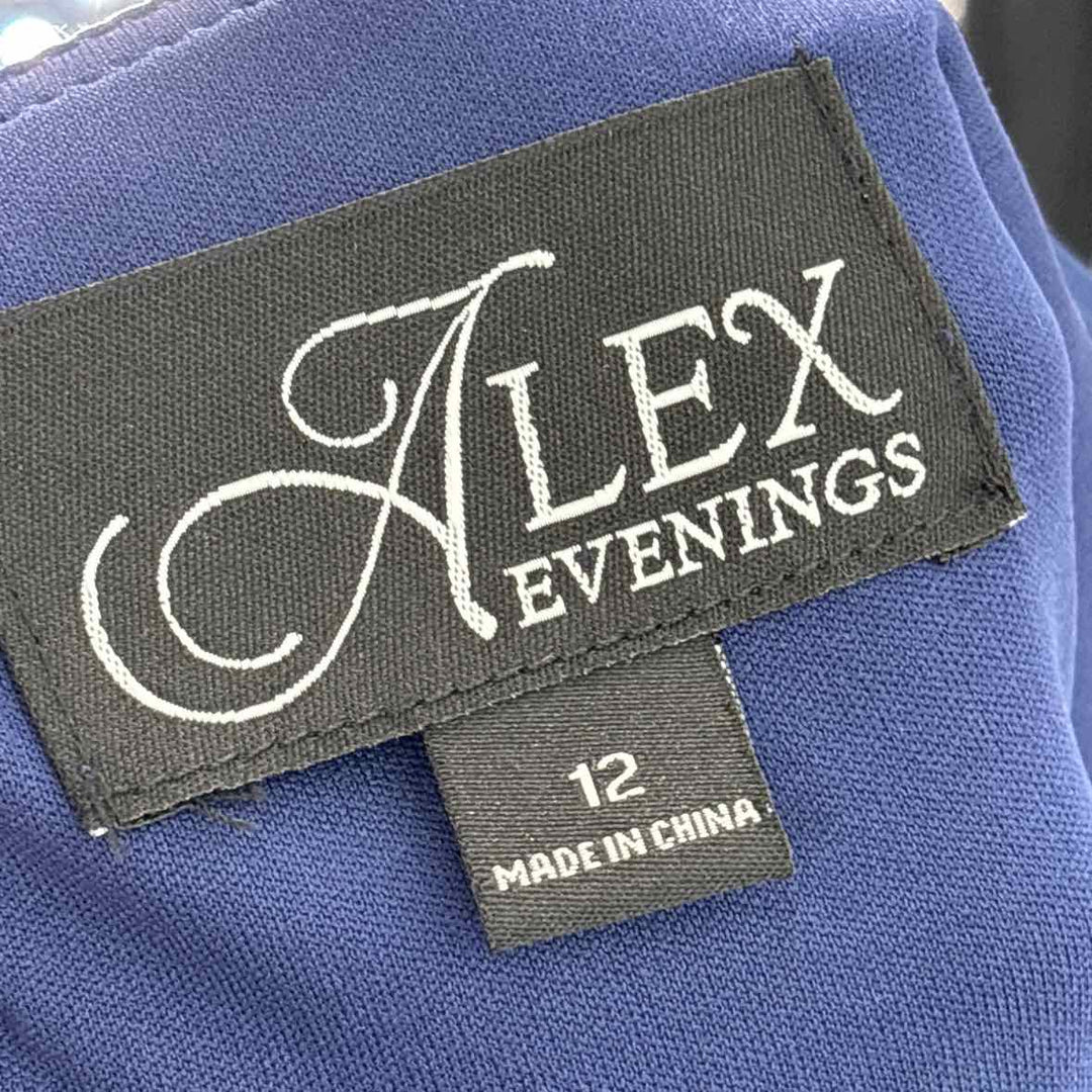 Size 12 ALEX EVENING Navy PROM