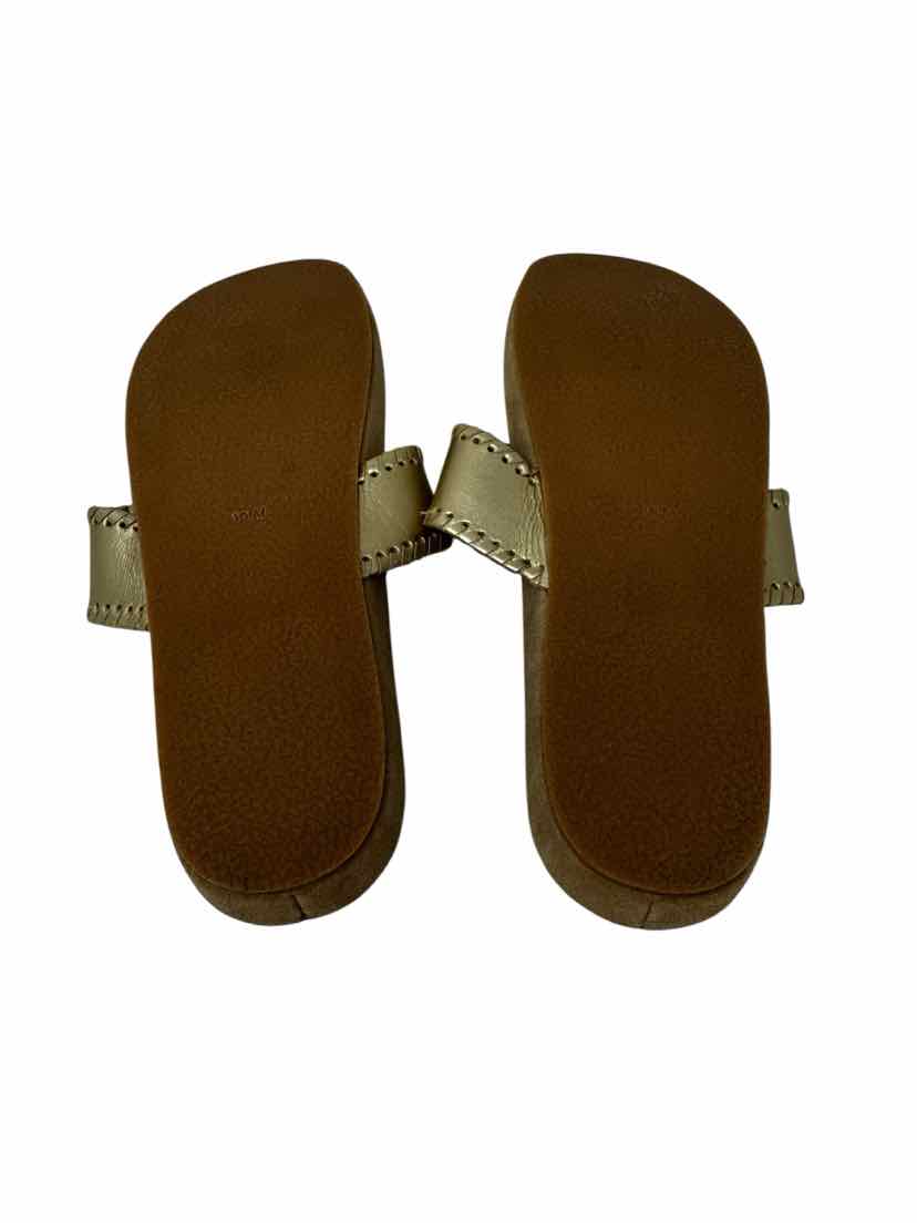Shoe Size 10 Jack Rogers Gold Sandals