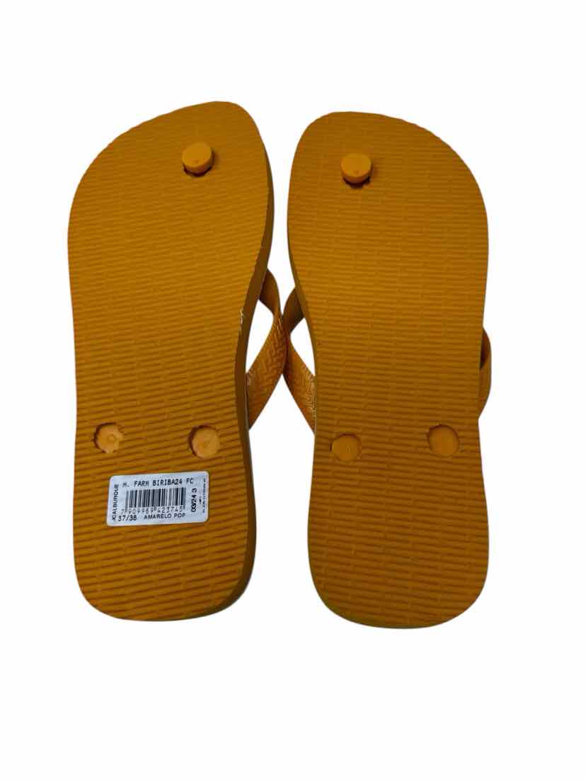 Shoe Size 37 Havaianas Yellow Sandals