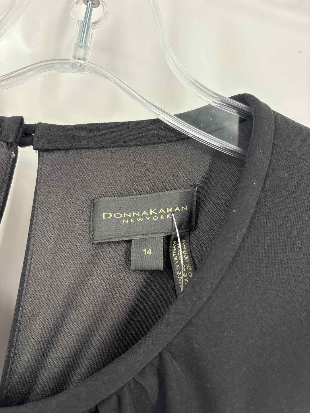 Size 14 DONNA KAREN Black Dress